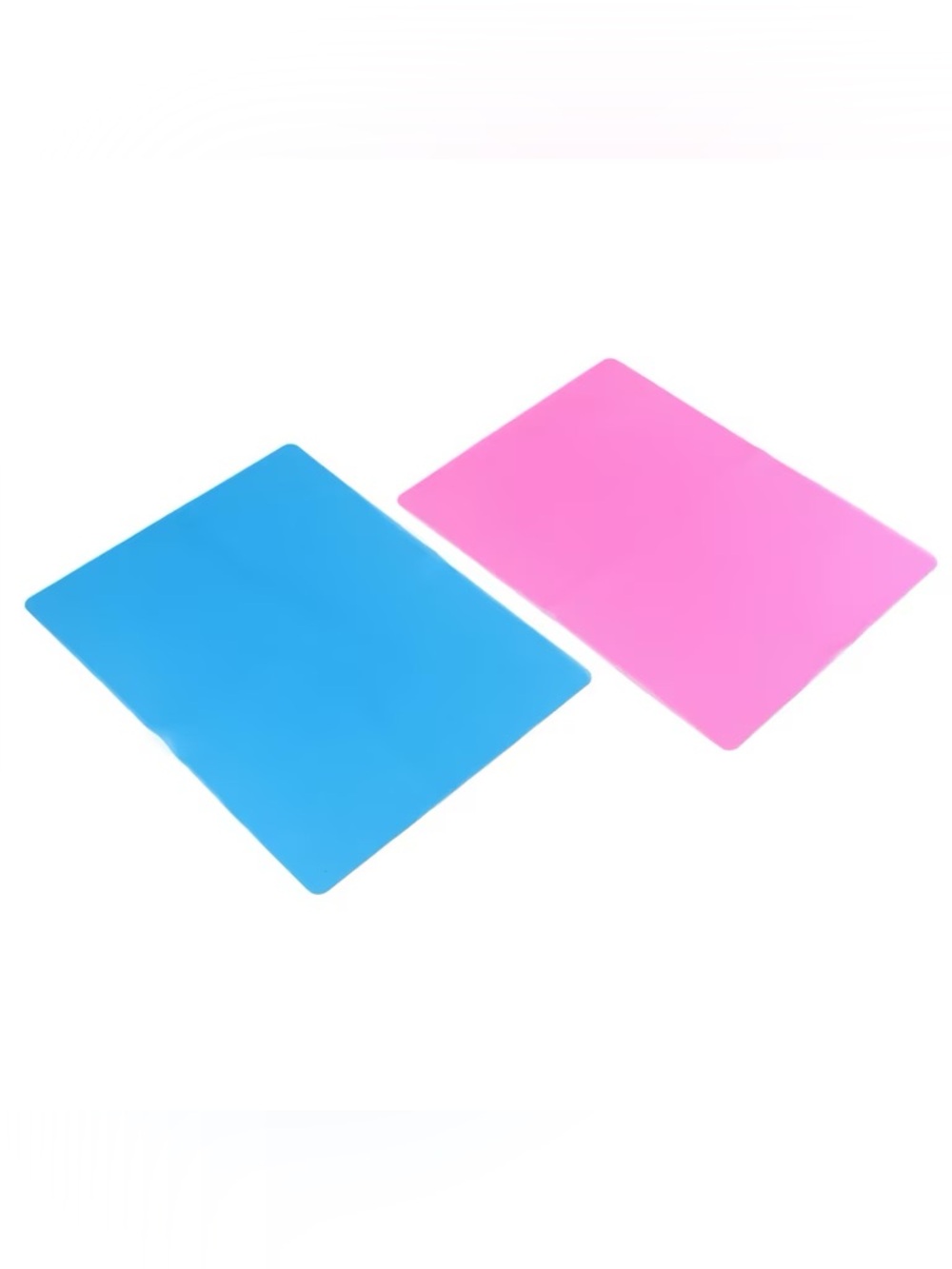 2 Pieces Silicone Mat in Pink & Blue (15.7" x 11.7") NWT